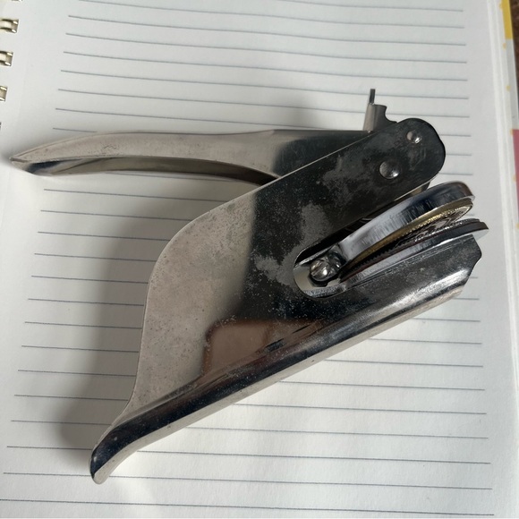 Dwight & M H Jackson Supply Co Vintage Pocket Seal Stamp Press Tool Chicago USA - Picture 5 of 8